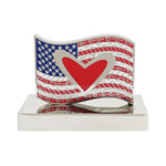 BRITTO ULTRA MINI FIGURINE - AMERICAN FLAG