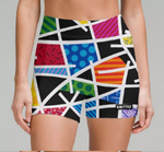 BRITTO YOGA SHORTS  - MIDNIGHT