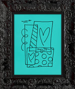 BRITTO ABSTRACT - Original Drawing