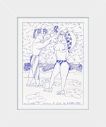 ADAM AND EVE OF MODERN DAYS -  Original Drawing