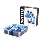 BRITTO® COASTERS - BLUE LANDSCAPE