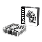 BRITTO® COASTERS - BLACK LANDSCAPE