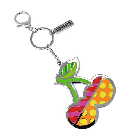 Disney Britto Keychain Keyring - Peace Love Mickey Key Chain