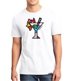 Limited Edition - Premium 100% Organic Cotton Martini T-Shirt - (Men)