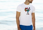 Limited Edition - Premium 100% Organic Cotton Martini T-Shirt - (Men)